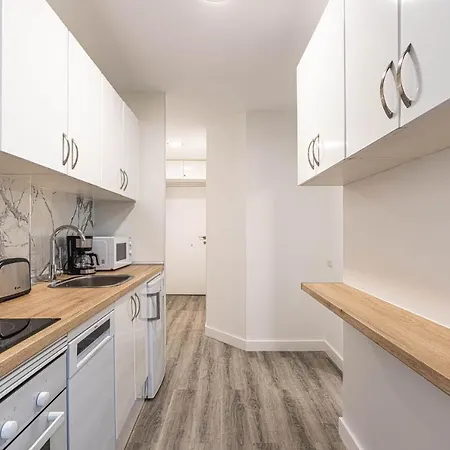 Cristianos - San Telmo Piscina Y Vistas Mar 1 Lejlighed *